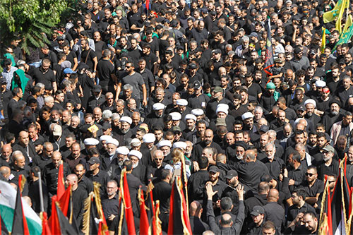 Líbano conmemora el martirio del Imam Hussein En Fotos, Líbano conmemora el martirio del Imam Hussein